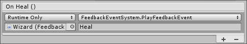 Unity Event System Feedback Call